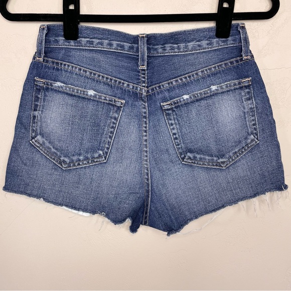 L'agence Marilyn High Rise Denim Short in Newberry - Picture 3 of 17